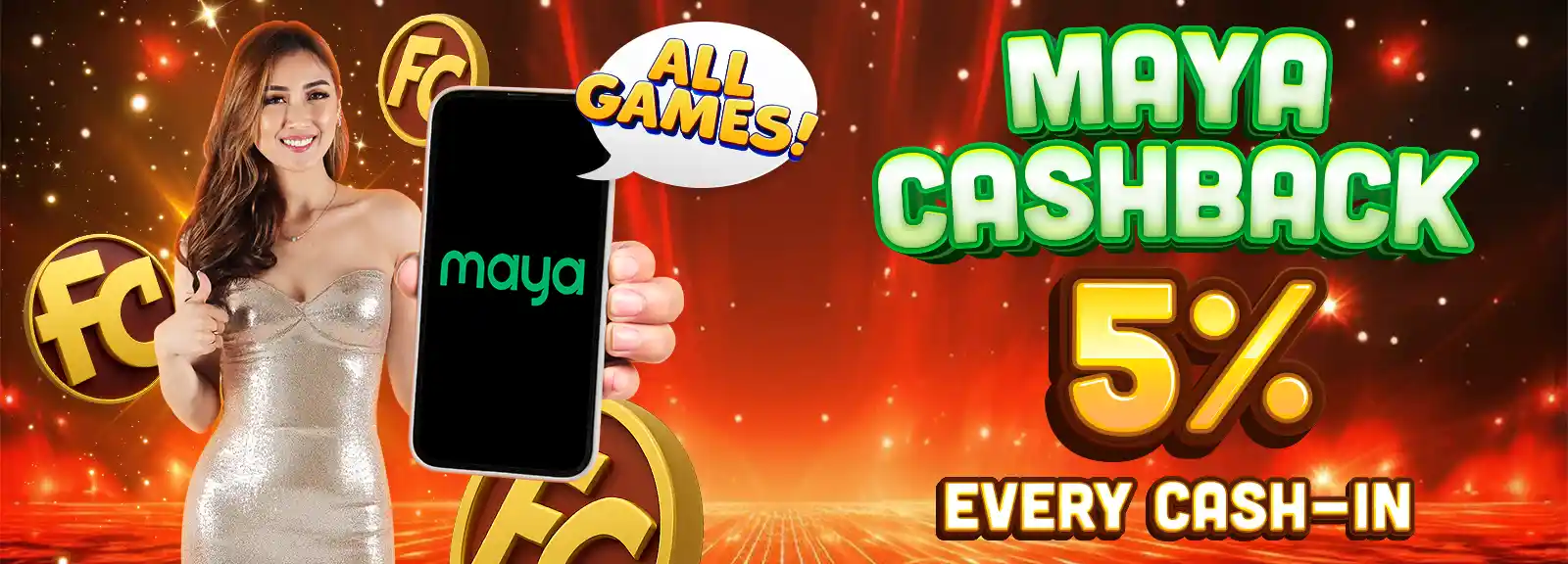 MAYA Cashback 5%